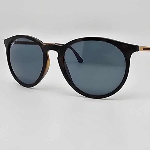 Ray-Ban RB4274 Rubber Havana Frame Polarized Grey Lens Sunglasses Italy 57mm - Picture 1 of 14